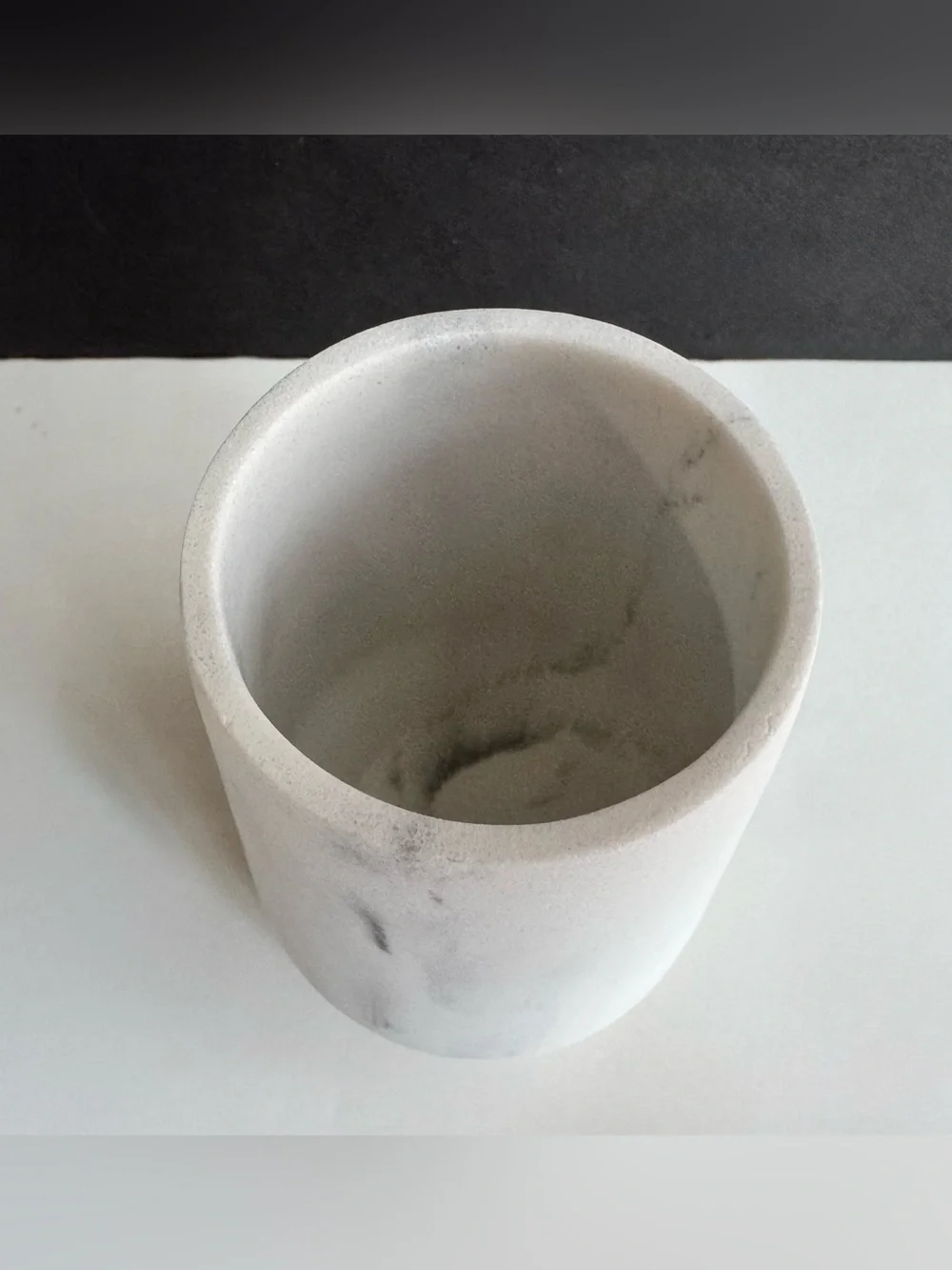 BINO Marble Collection Resin Bath Tumbler / Counter Organization